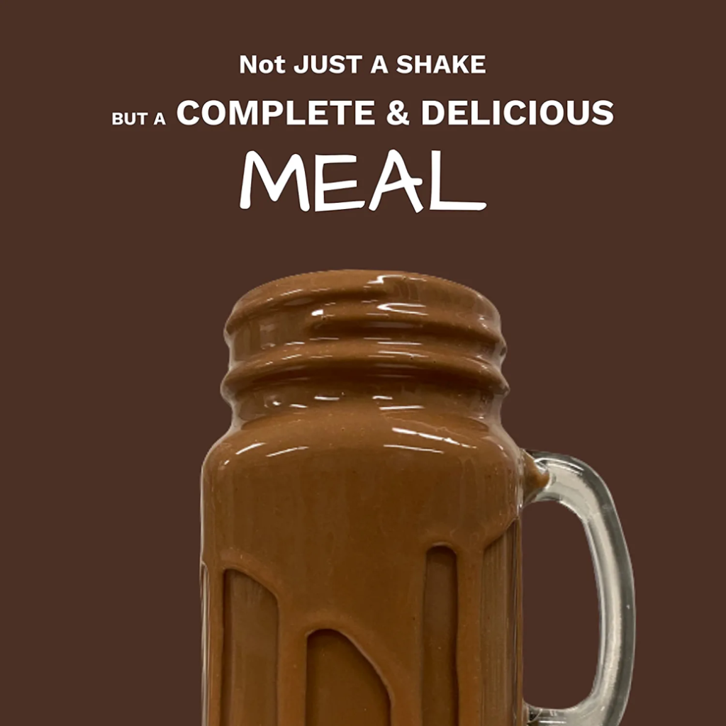 an UpNourish chocolate-flavored drink