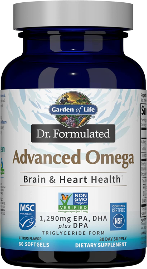 Garden of Life Omega Fish Oil Supplements
