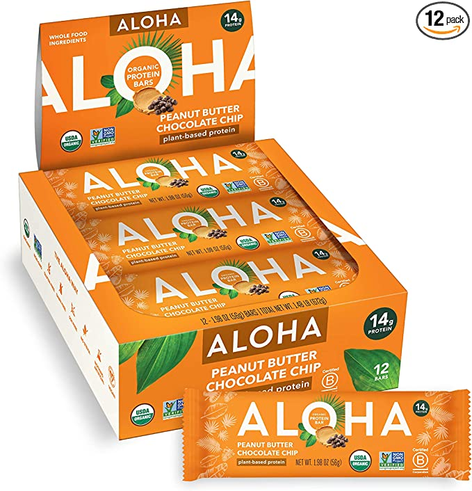 Aloha protein bar.