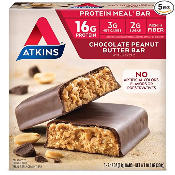 Atkins protein bar. 