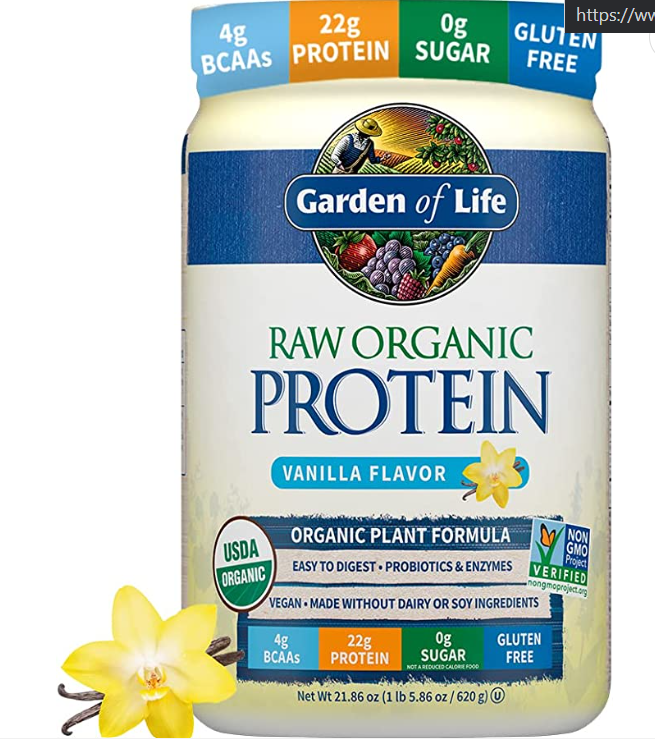 Garden of Life Raw Organic Protein in Vanilla Flavor