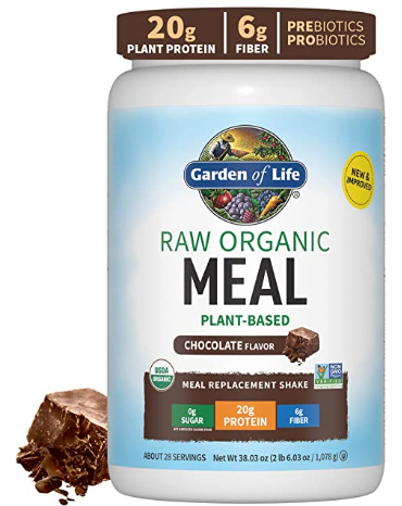  Garden of Life Raw Organic Protein in chocolate flavor